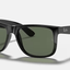 Rayban Justin - RaybanORB4165 - 601/7155 - Black W/ Dark Green - 1SZ