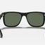 Rayban Justin - RaybanORB4165 - 601/7155 - Black W/ Dark Green - 1SZ