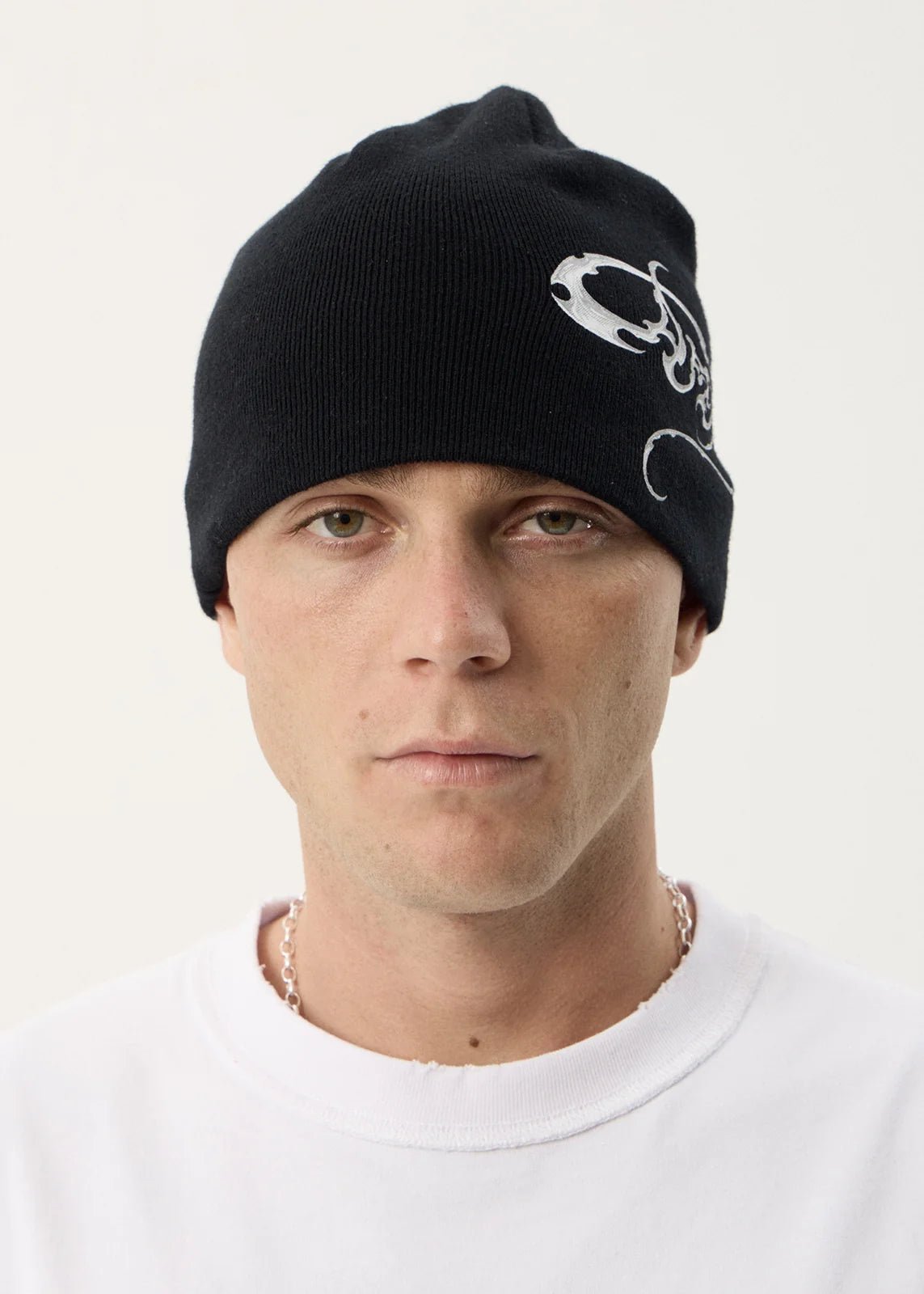 Razor skull Beanie -AfendsA263610-BLACK-OS
