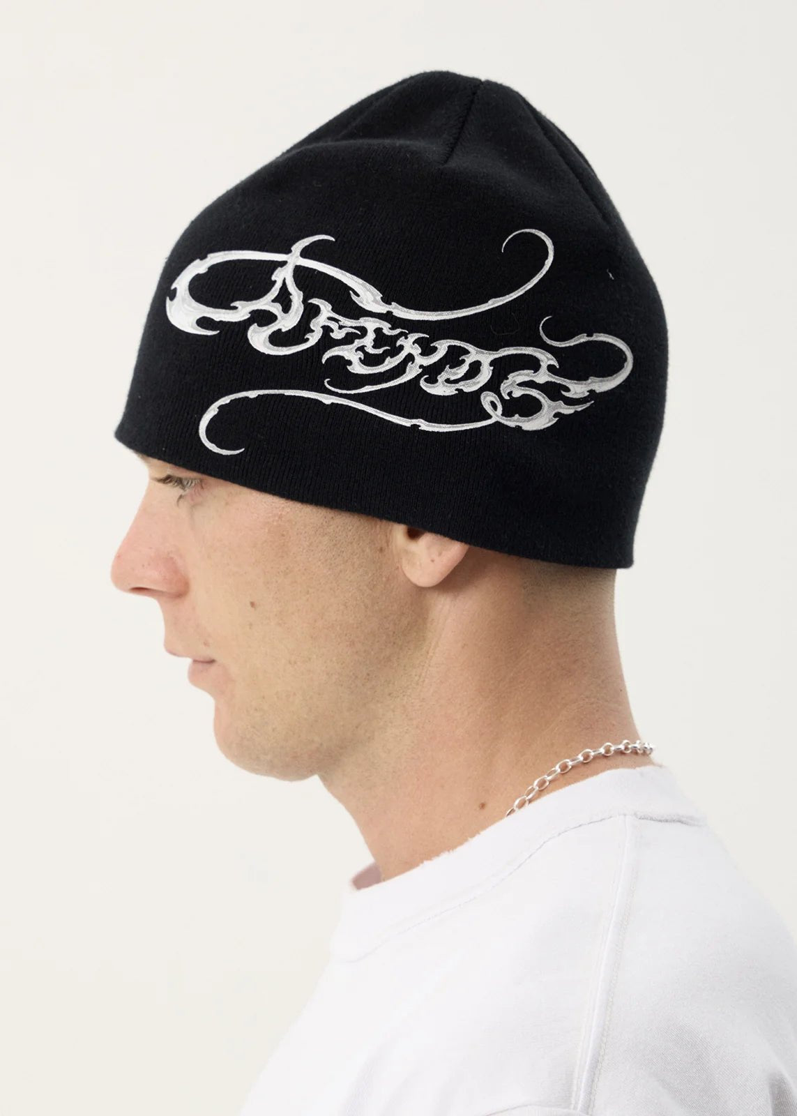 Razor skull Beanie -AfendsA263610-BLACK-OS