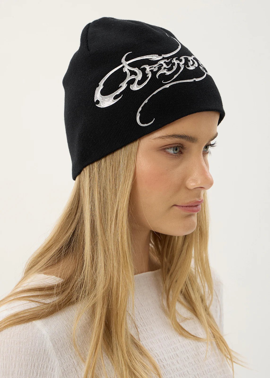 Razor skull Beanie -AfendsA263610-BLACK-OS