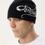 Razor skull Beanie -AfendsA263610-BLACK-OS