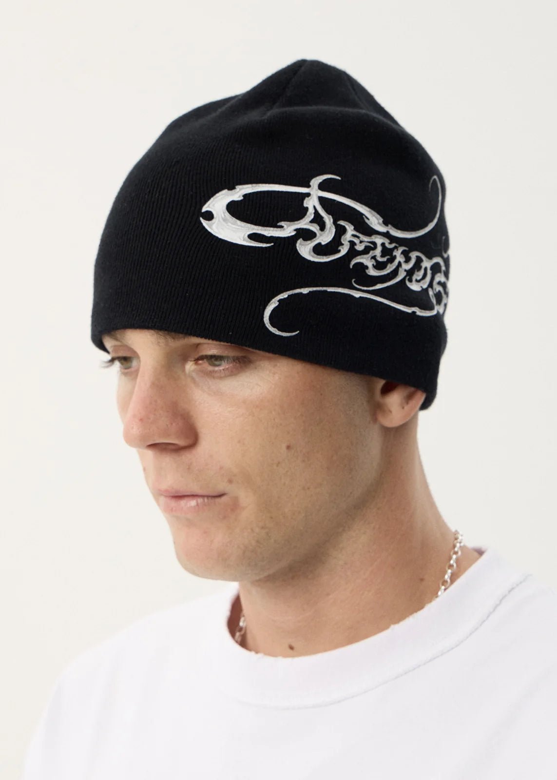Razor skull Beanie -AfendsA263610-BLACK-OS