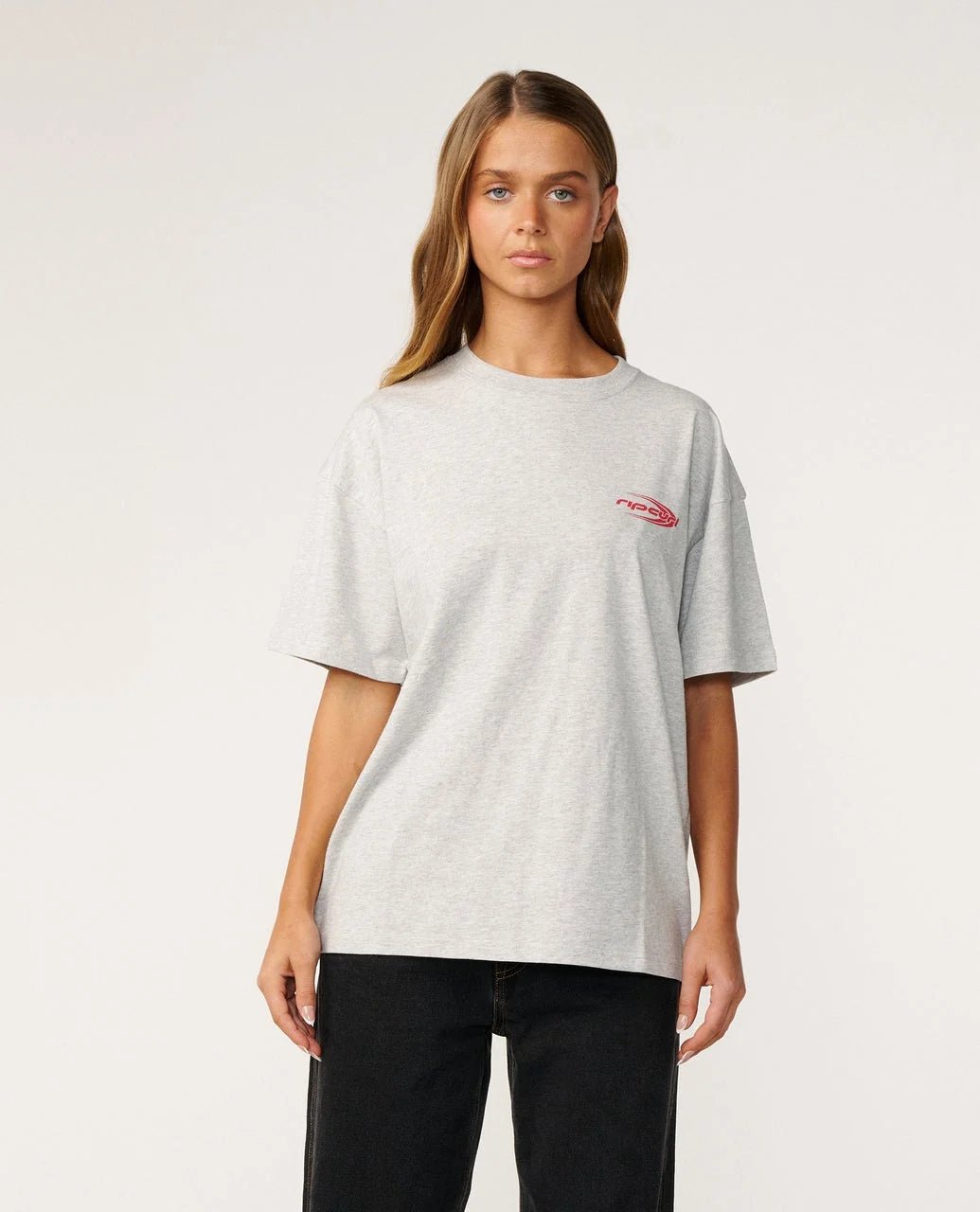RC EVOLUTION TEE -Rip Curl0UQWTE-Grey Marle-2XS