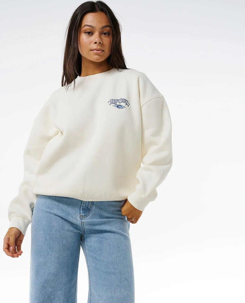 Re - Issue Heritage Crew - Rip Curl060WFL - Bone - 2XS
