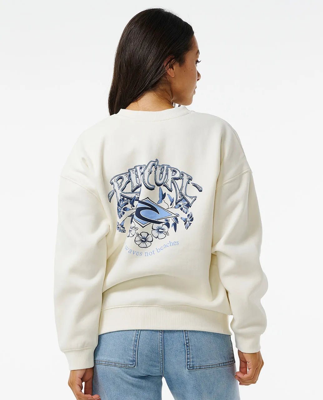 Re - Issue Heritage Crew - Rip Curl060WFL - Bone - 2XS