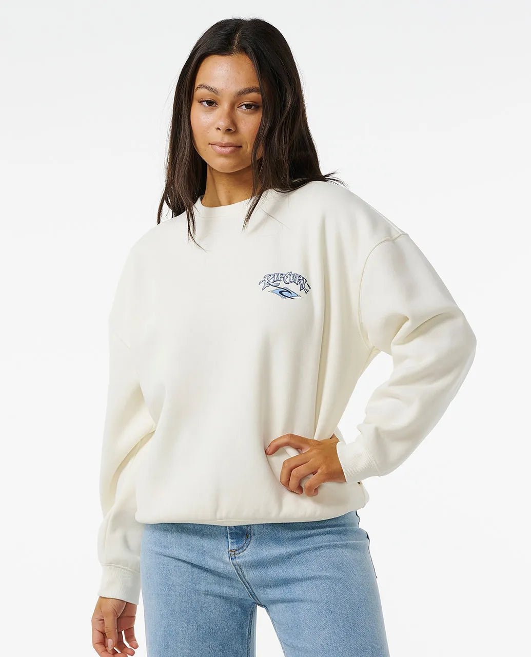Re - Issue Heritage Crew - Rip Curl060WFL - Bone - 2XS