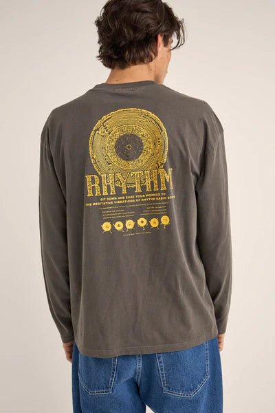 Record Vintage LS T-Shirt - Rhythm0125M - PT10 - BLK - Vintage Black - L
