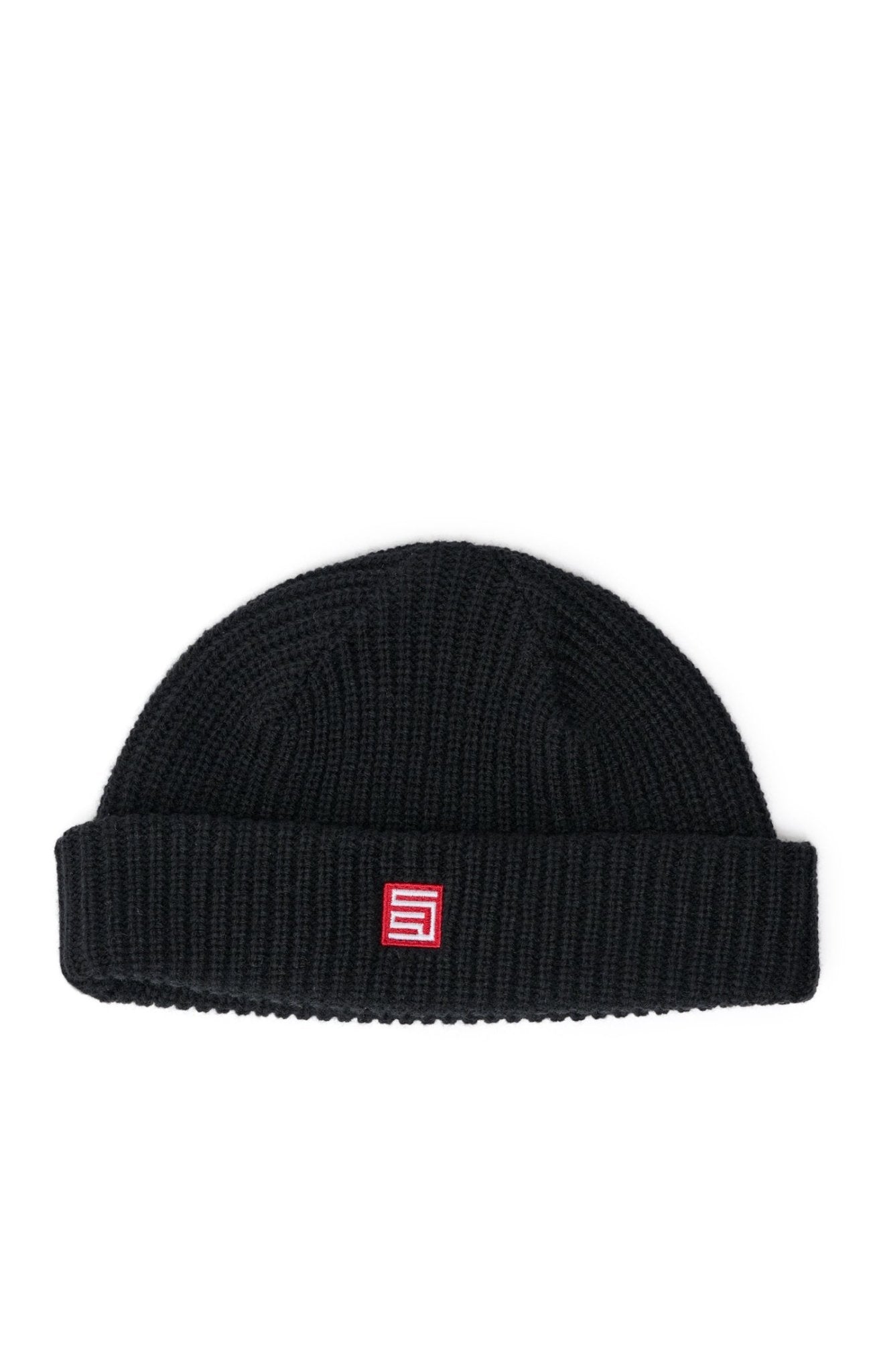 RED CUBE LOW BEANIE - S DoubleSD725S1000-BLACK-OSFA