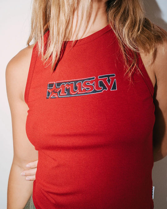 RED RAW ARCHIVAL RACER TANK