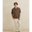 RELAXED BRADY CHECK SS SHIRT -Rhythm0726M-WT05-COFFEE-S