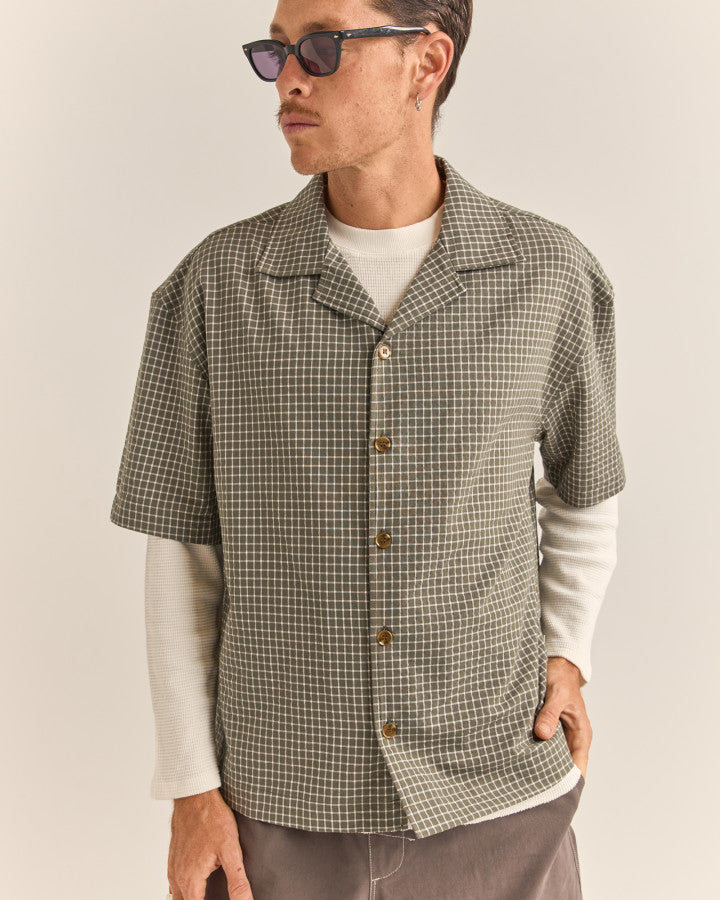 Relaxed Check SS Shirt