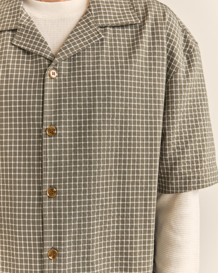 Relaxed Check SS Shirt