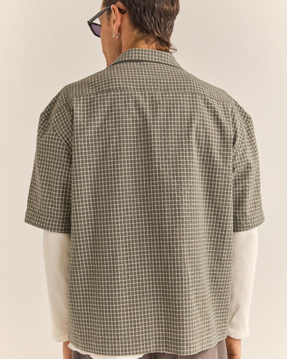 Relaxed Check SS Shirt