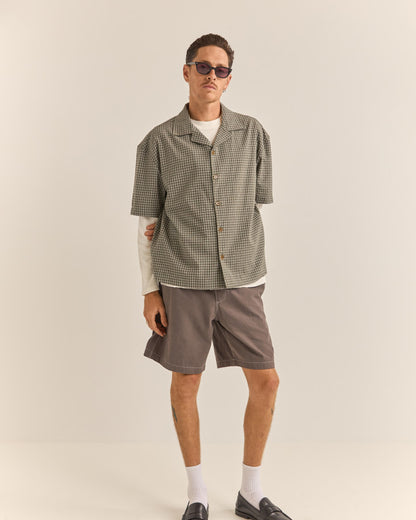 Relaxed Check SS Shirt