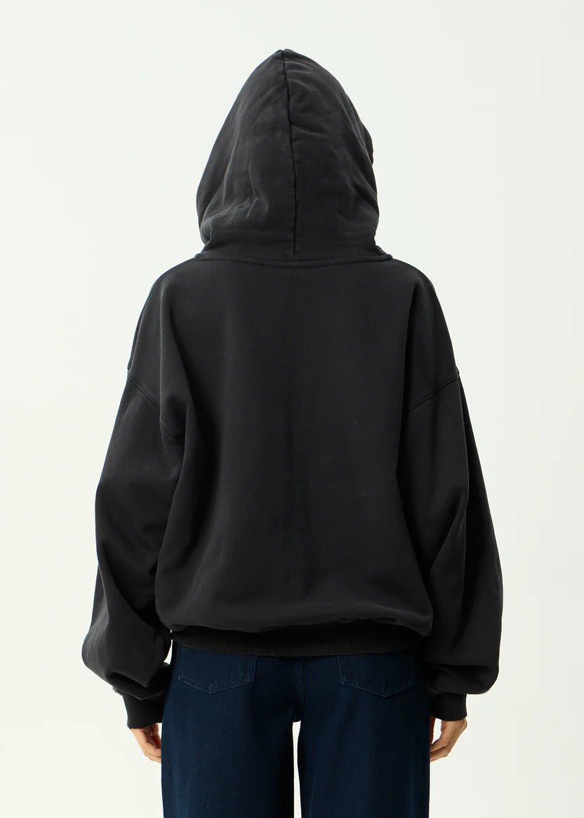 Residence - Heavyweight Boxy Zip Hood - Stone Black - AfendsM261513-STK-STONE BLACK-M