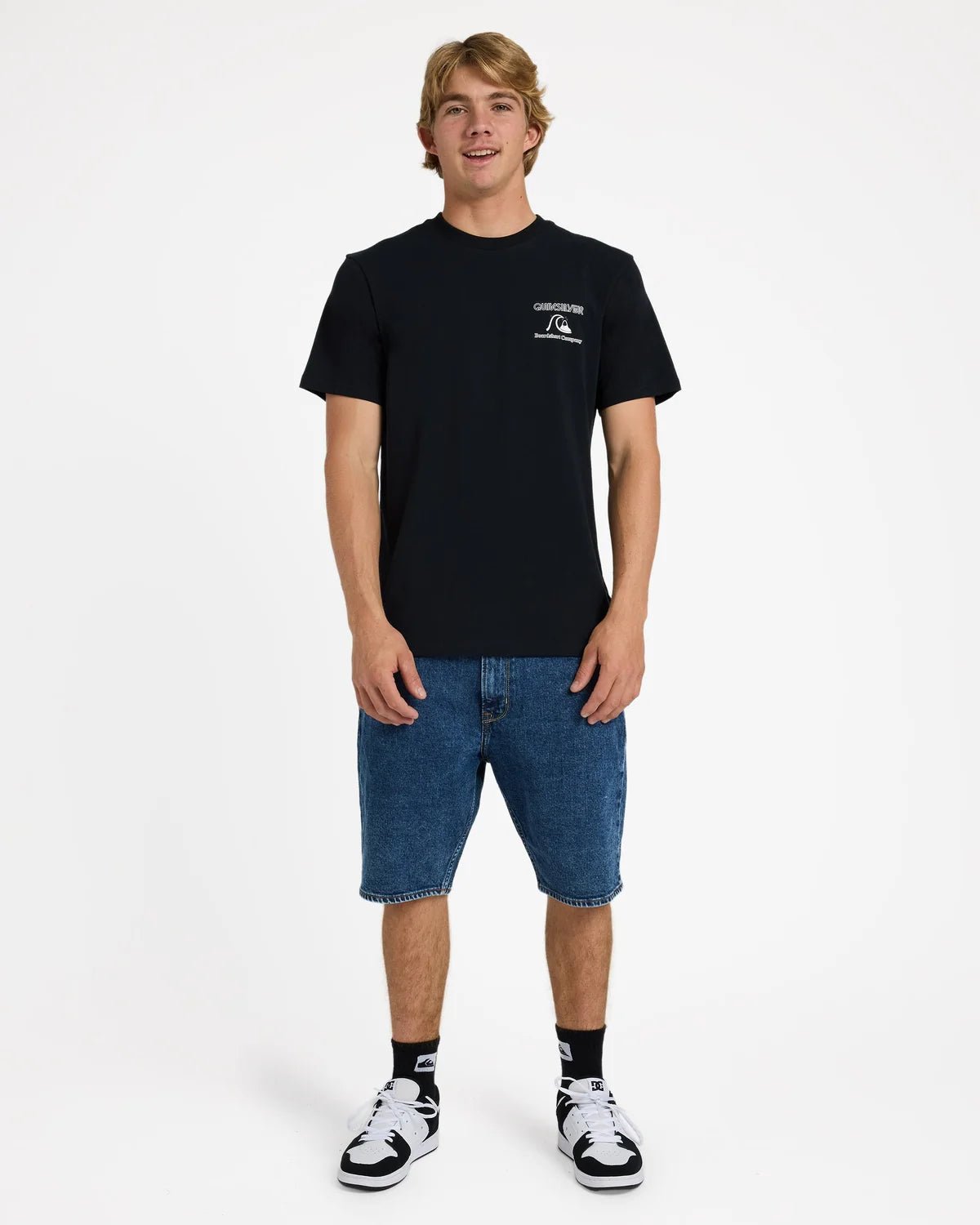 RETRO ARCH SS TEE -QuiksilverUQYZT05853-BLACK-XS