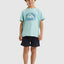 Retro Lines Boy SS - Quiksilveruqkzt03362 - bfq0 - Pastel Turquoise - 2