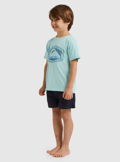 Retro Lines Boy SS - Quiksilveruqkzt03362 - bfq0 - Pastel Turquoise - 2