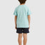Retro Lines Boy SS - Quiksilveruqkzt03362 - bfq0 - Pastel Turquoise - 2