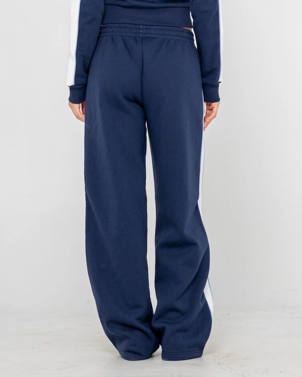 RETRO LINES WIDE LEG TRACK PANT - RustyPAL1485-NAVY BLUE-6