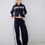 RETRO LINES WIDE LEG TRACK PANT - RustyPAL1485-NAVY BLUE-6