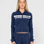 RETRO LINES ZIP THROUGH HOODED FLEECE - RustyFTL0885-NAVY BLUE-6