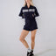 RETRO LINES ZIP THROUGH HOODED FLEECE - RustyFTL0885-NAVY BLUE-6
