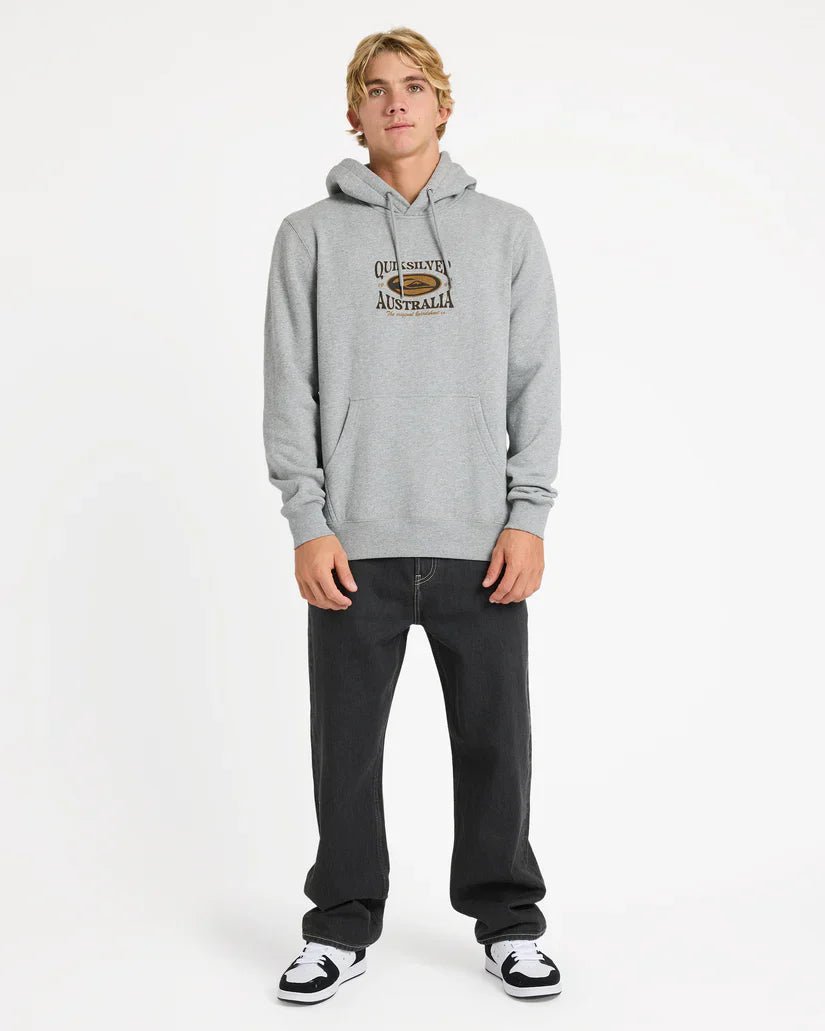 Retro Lock Up Hoodie - QuiksilverUQYFT03208 - KPVH - Medium Grey Heather - L