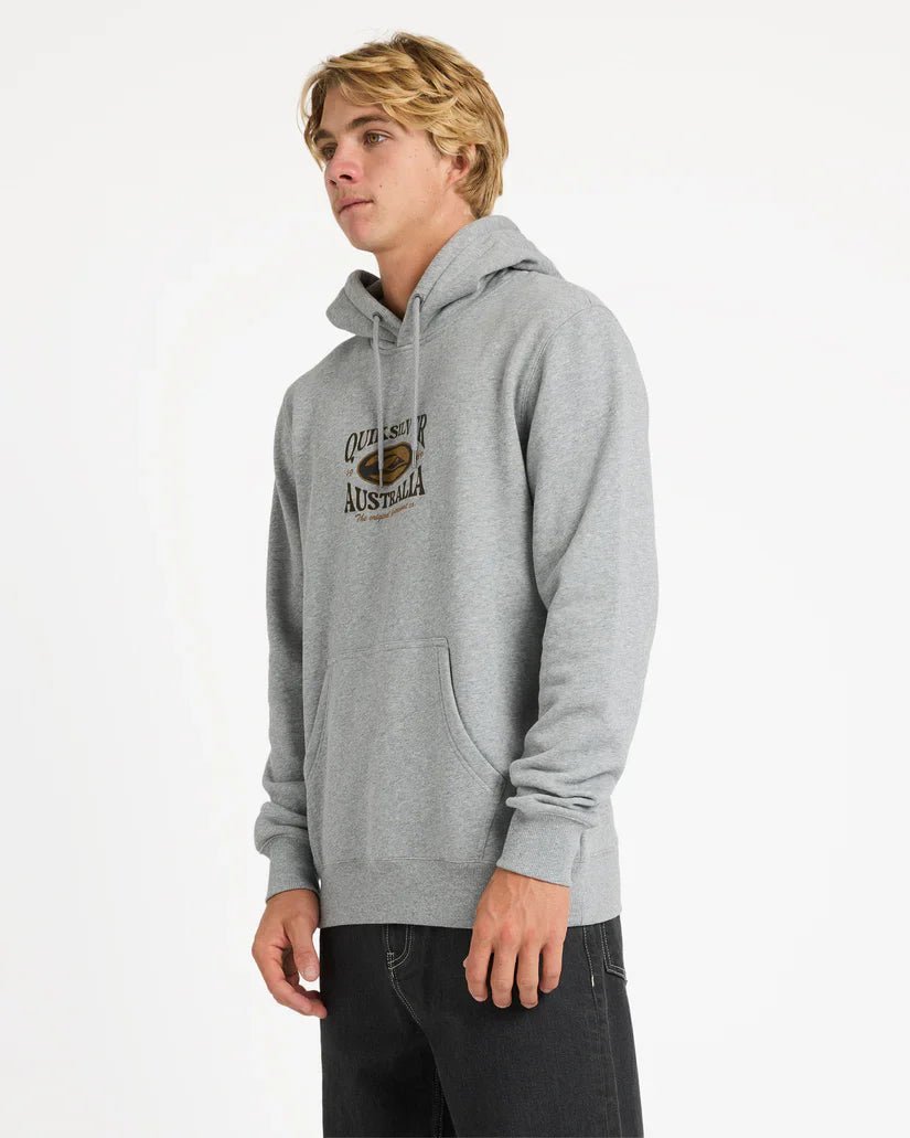 Retro Lock Up Hoodie - QuiksilverUQYFT03208 - KPVH - Medium Grey Heather - L