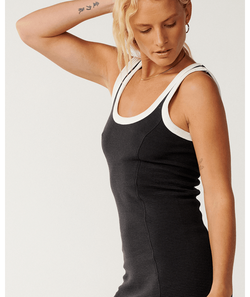 RETRO SWELL MINI DRESS -Rip Curl0ABWDR-WASHED BLACK-2XS