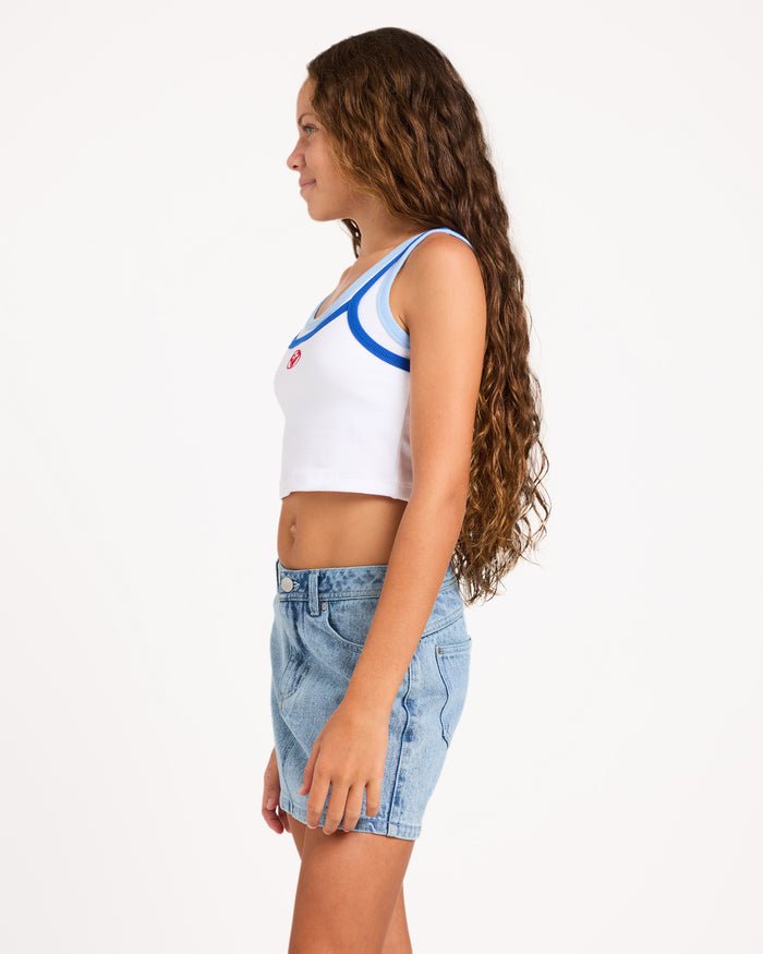 RG BACKSLIDER DENIM SKIRT -RoxyURGDK03001-LIGHT BLUE-8/S