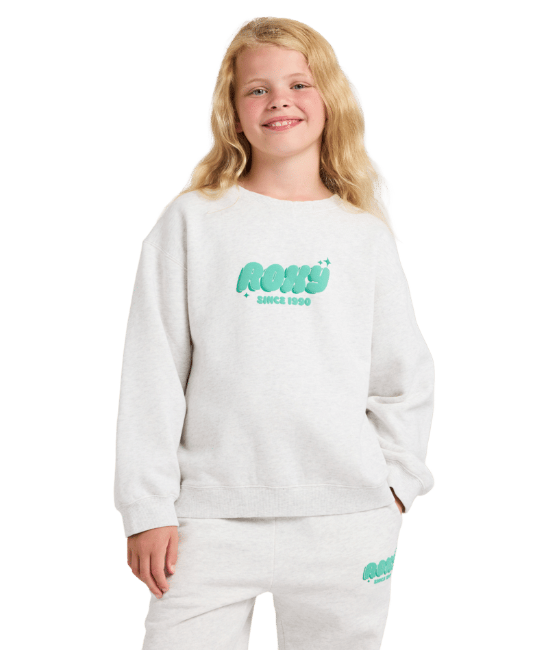 RG CRUISER CREW - RoxyURGFT03011-ASH HEATHER-8/S