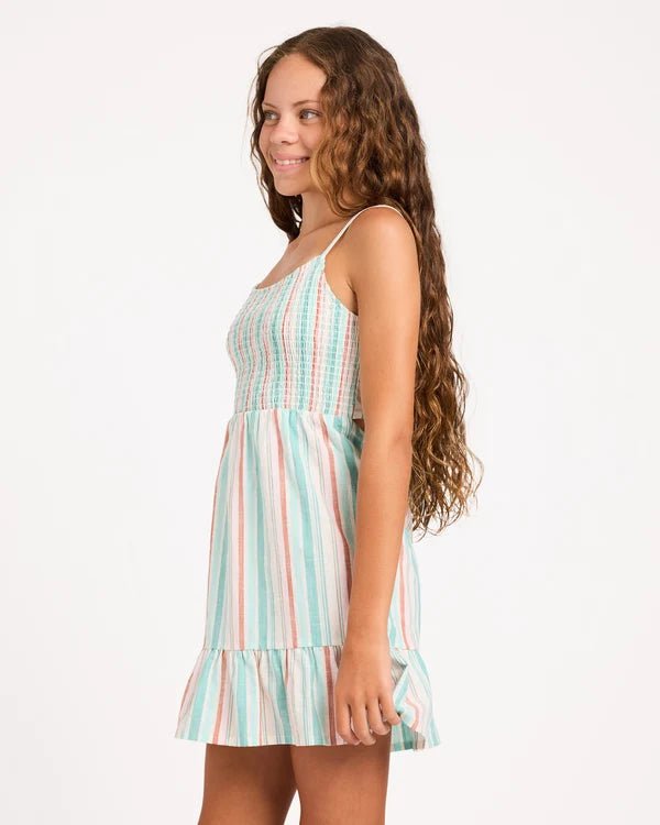 RG LATIGO STRIPE DRESS -RoxyURGWD03008-LATIGO BAY-8/S