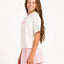 RG SALTWATER SWEETIE SS TEE -RoxyURGZT03172-CLOUD DANCER-8/S