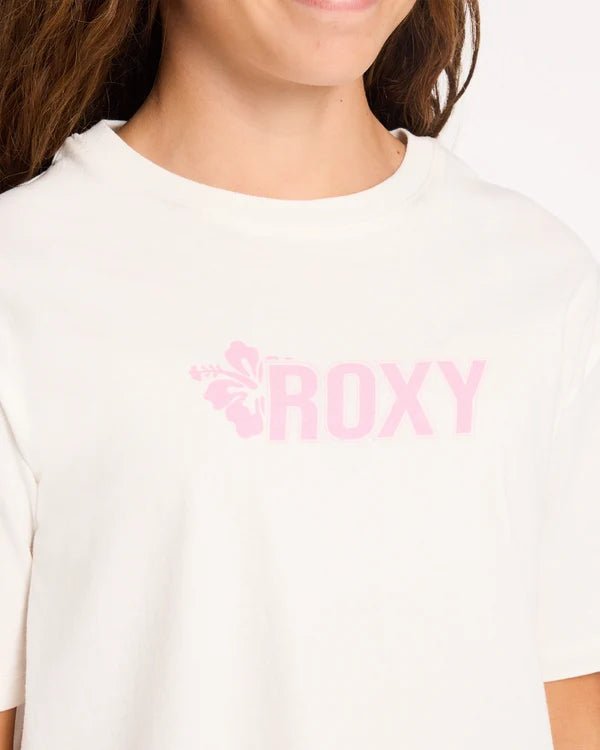 RG SALTWATER SWEETIE SS TEE -RoxyURGZT03172-CLOUD DANCER-8/S