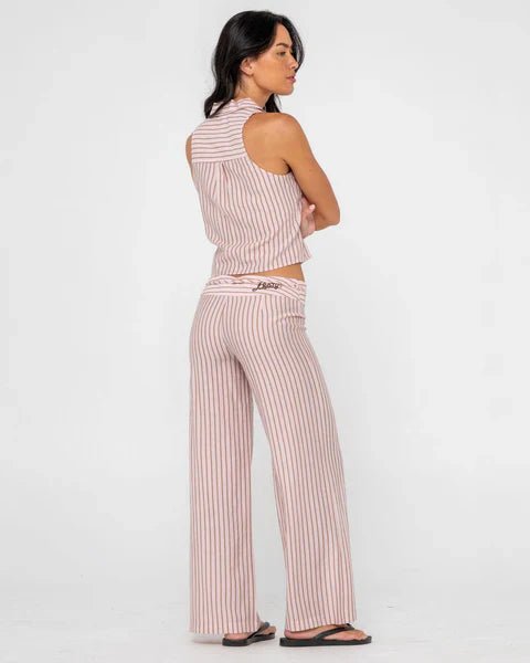 RHYSAND STRIPE LOW RISE PANT - RustySCL0456-PINK STRIPE-6