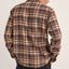 Rhythm Albert Check LS Shirt - Rhythm0125M - WT10 - ALM - Almond - L