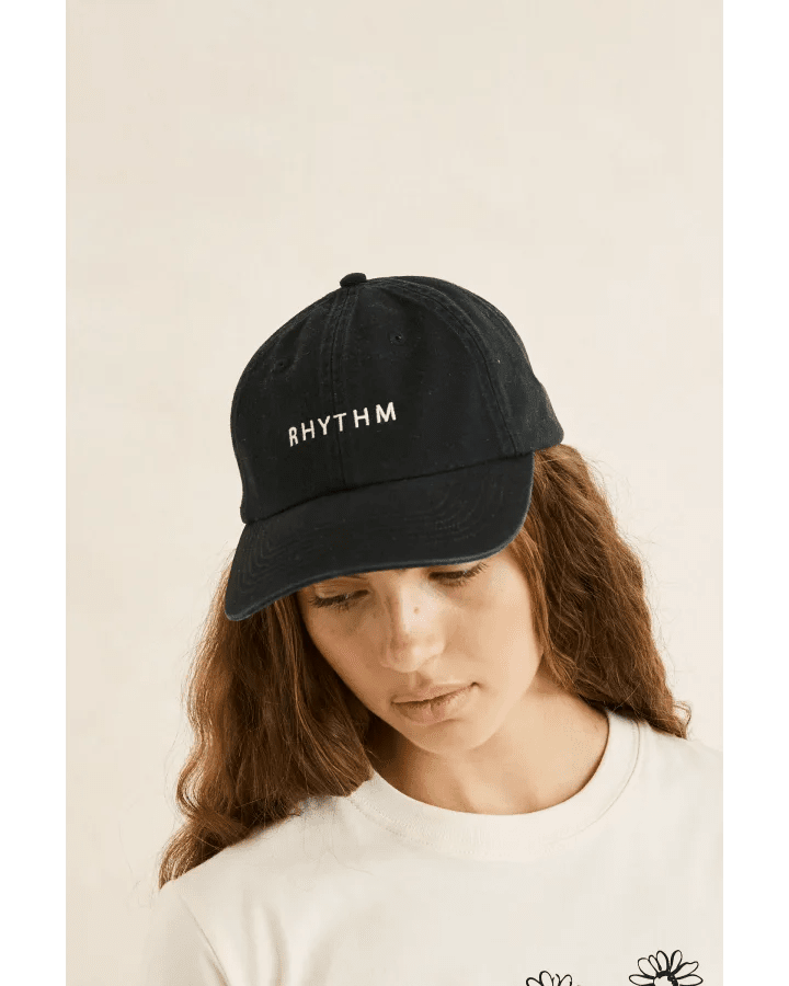 RHYTHM ESSENTIALS CAP -Rhythm0726W-HW03-BLACK-OS
