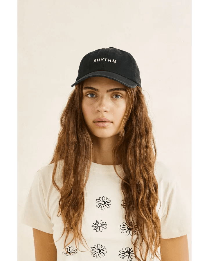 RHYTHM ESSENTIALS CAP -Rhythm0726W-HW03-BLACK-OS