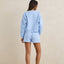 RHYTHM SLOUCHY CREW NECK FLEECE - Rhythm0126W-FL02-SKY-6