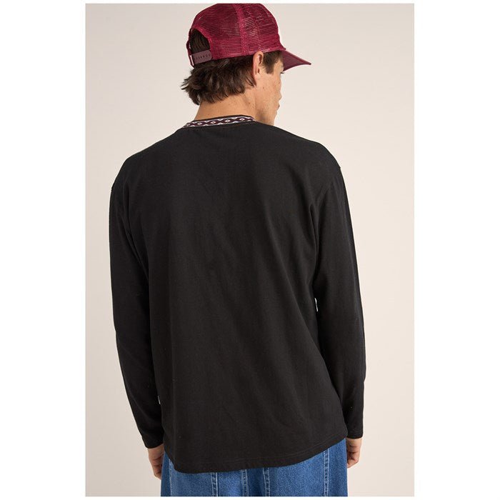 Rhythm Vintage Jac LS Tee - Rhythm0125M - CT01 - BLK - Black - L