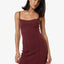Rib Seam Dress - ThrillsWTS24 - 921H - Dark Cherry - 10