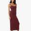 Rib Seam Dress - ThrillsWTS24 - 921H - Dark Cherry - 10