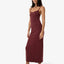 Rib Seam Dress - ThrillsWTS24 - 921H - Dark Cherry - 10