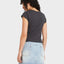 RIBBED SLIM TEE - RVCA23B352521-WASHED BLACK-XS/6