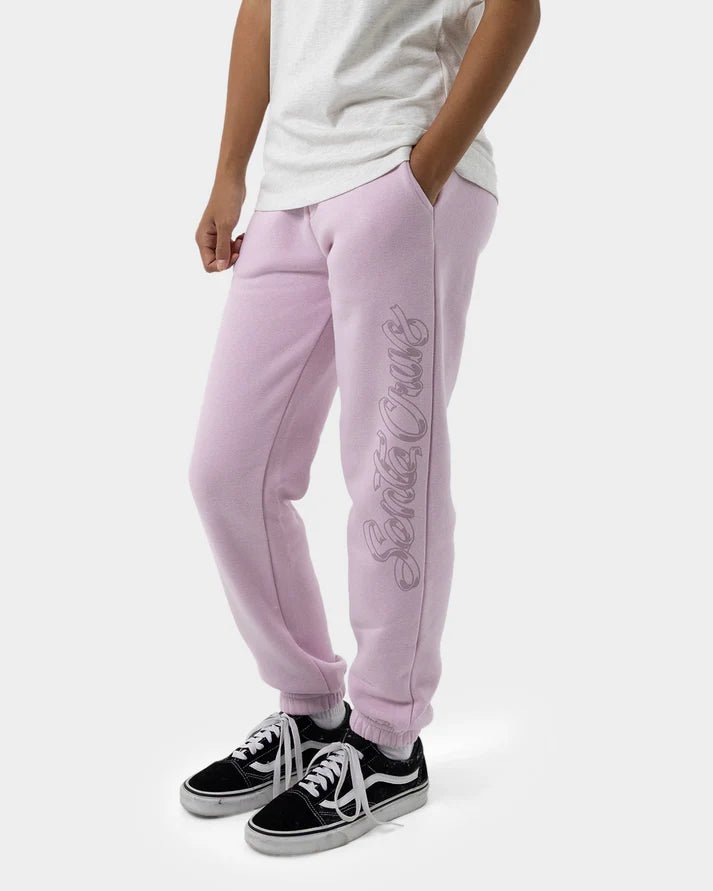 RIBBON SCRIPT TRACK PANTS -Santa CruzSG126-PA02-PINK-8