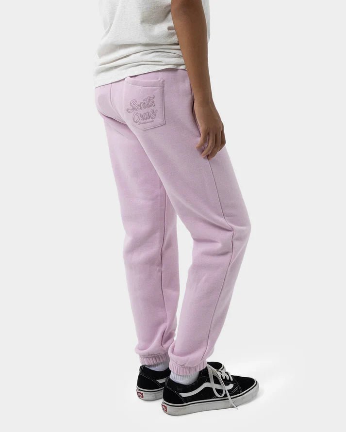 RIBBON SCRIPT TRACK PANTS -Santa CruzSG126-PA02-PINK-8