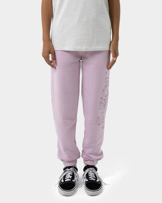 RIBBON SCRIPT TRACK PANTS