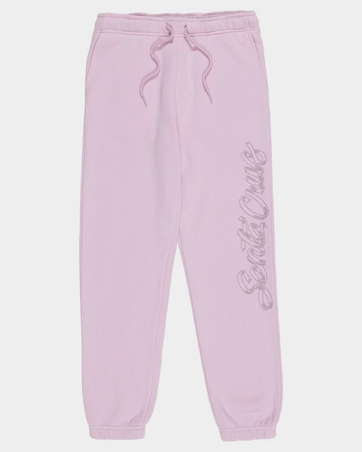 RIBBON SCRIPT TRACK PANTS -Santa CruzSG126-PA02-PINK-8